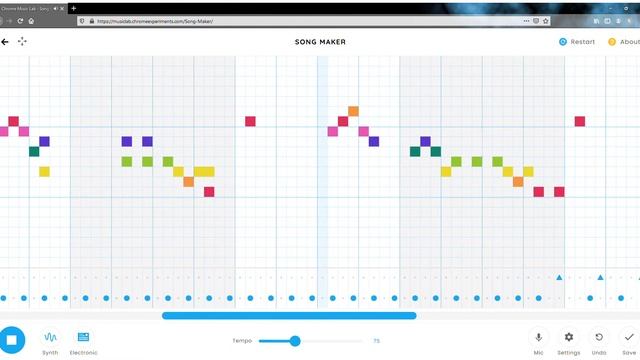 The Office theme song in Chrome Music Lab - Song Maker (Synth + Electronic) смотреть онлайн