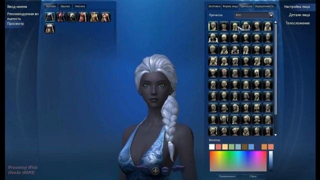 ASMR/ АСМР Aion-создание прекрасной и опасной леди-асмодианки(маг) Aion 4.6.