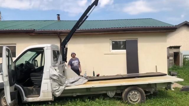 Кран Манипулятор на Газель и другие легкие грузовики. смотреть онлайн