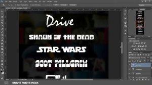 Movie Font Pack I. (link in the description)