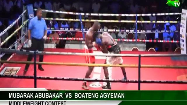 Middleweight Contest: Mubarak Abubakar vs Boateng Agyeman Asamoah Gyan Fight Night 2