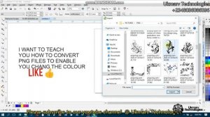 Corel Draw Tricks - How to Convert PNG files