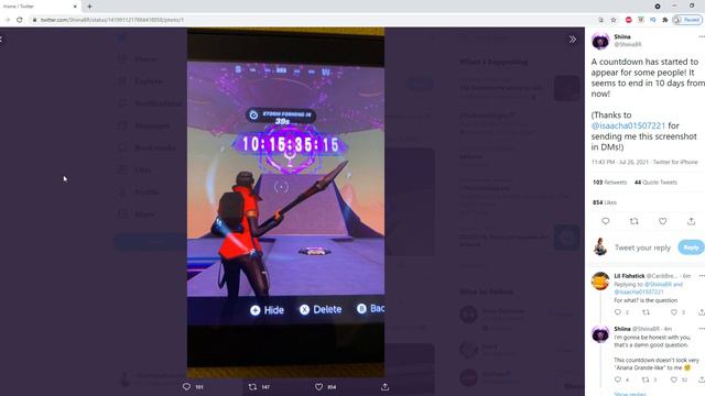 Fortnite Event Countdown Update 17.21 | Ariana Grande Concert | Coral Castle Event смотреть онлайн