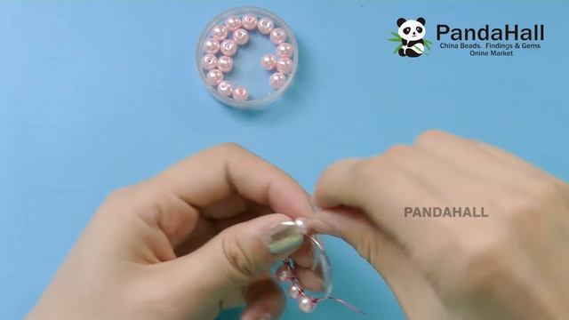 Серьги с розовыми жемчугами
