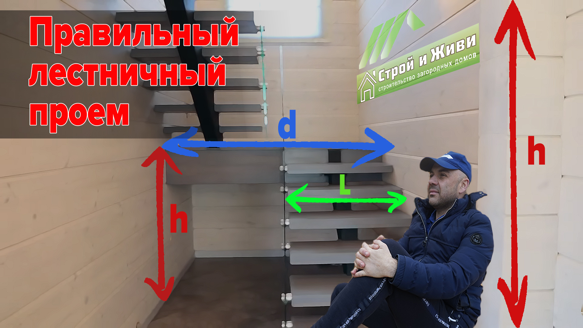 Лестничный проем, какие размеры, удобно, безопасно. Строй и Живи