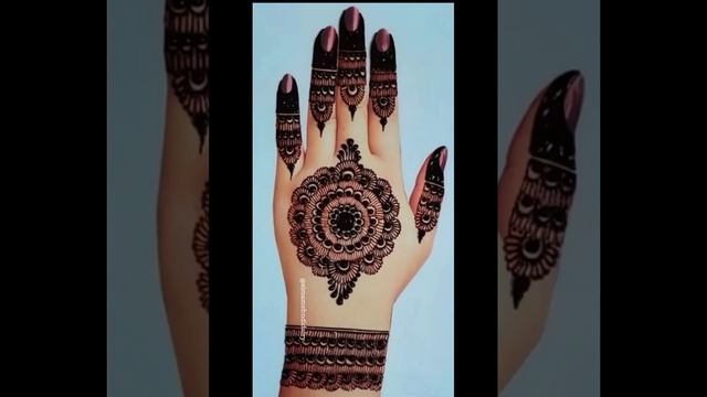 Latest gol tiki mehndi desing|Easy and new desing |short video on YouTube