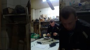 Ремонт спирального обогревателя. Repair of coiled heater.
