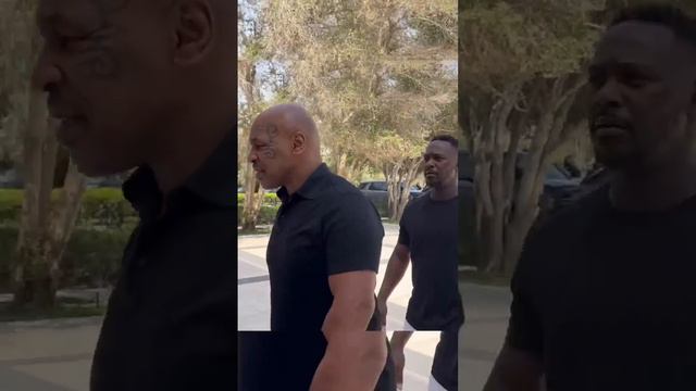 THE MIKE TYSON WALK IS LEGENDARY | BOXING LEGEND ARRIVES AT JAKE PAUL vs TOMMY FURY WEIGH IN