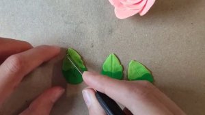 как сделать розу из воздушного пластилина