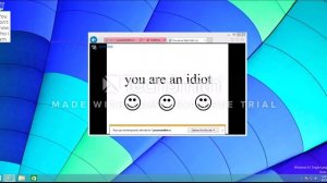 showing you the You Are An Idiot Trojan.JS.Offiz