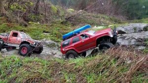 Rc 4x4 Adventure Two Trx-4 * Ascender plus Custom built Toyota Hilux First Part.