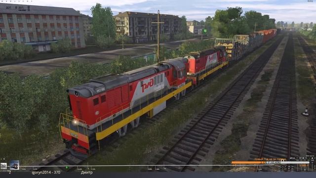 Trainz19 Маневры по ст. Костылево. смотреть онлайн