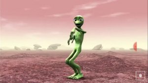 Танец зелёного человечка