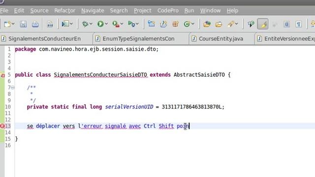 Raccourci Eclipse - Se déplacer vers l'erreur suivante смотреть онлайн
