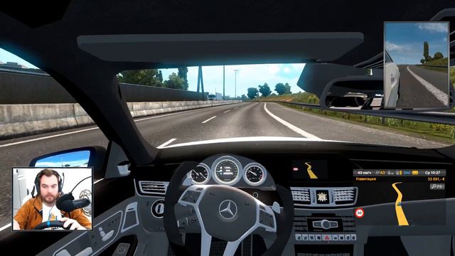 Тестваме Mercedes Benz E63 AMG - Euro Truck Simulator 2 смотреть онлайн