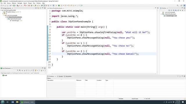 How to use Java's JOptionPane смотреть онлайн