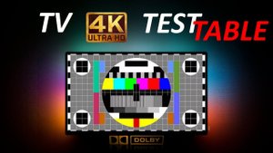 Тест таблицы 4K для настройки ТВ. Тест на битые пиксели, тест аудио долби. TV test tables 4K.