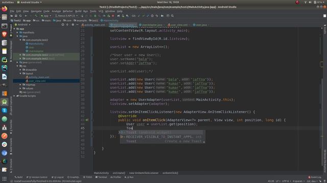 Android listview on item selected listener - 03 смотреть онлайн