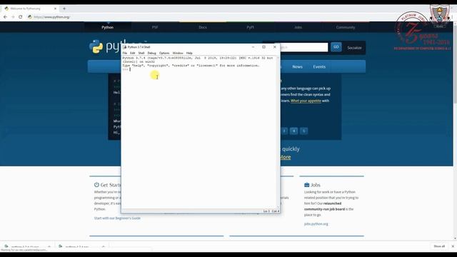 Installation of Python 3.7.4  | PG DEPT. of CS & IT | Doaba College Jalandhar