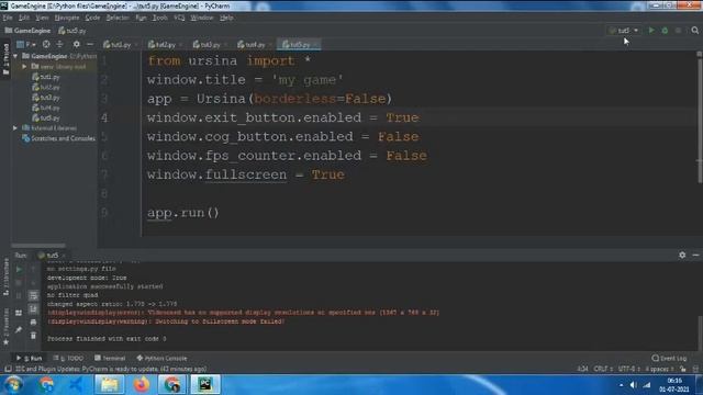 Customize Your Window In Ursina Engine | Ursina Part 5