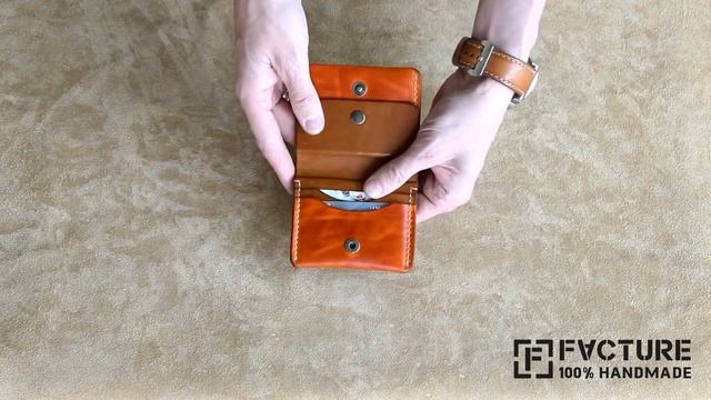 Facture. Портмоне PR 007. Кожаный кошелёк под заказ