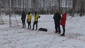 Зимний футбол в Иглино