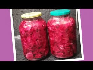 Салат из капусты со свёклой на зиму.