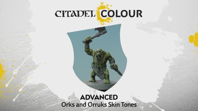 Warhammer 40000 How to Paint - Orks and Orruks Skin Tones