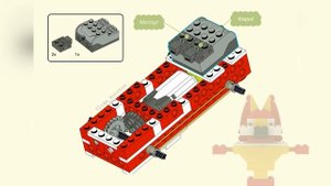 Lego WeDo 1.0 + light  Машина с фарами (инструкция)