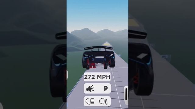 Jumping a Bugatti Divo off a ramp. #roblox #shorts #bugattidivo