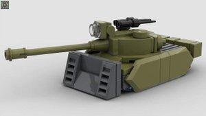 Мини танк ИС-2 из Лего
