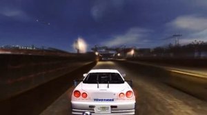 NFS UG2  - NISSAN SKYLINE R34  GT R Paul Walker TRIBUTE