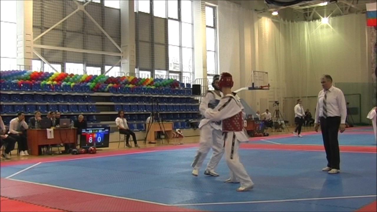 Taekwondo WTF. Чемпионат Москвы (до 21 года). М-80 Финал Терехов-Митаев