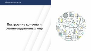 Построение конечно и счетно-аддитивных мер