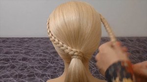 БЫСТРЫЕ прически в школу за 5 минут на каждый день для средних/длинных волос самой себе