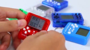 Мини тетрис - игровая консоль брелок