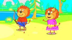 Lion Family ? Growth Measurement | Cartoon for Kids