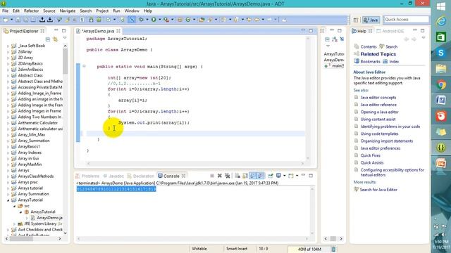 Java One dimensional Array, Maximum, Minimum and summation in arrays