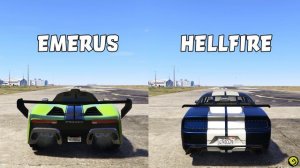 GTA 5 - BRAVADO GAUNTLET HELLFIRE vs PROGEN EMERUS - Which is Fastest?