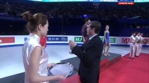 Winner Ceremony Ladies ISU World Figure Skating Championships 2015