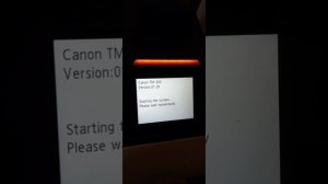 how to enter service mode canon TM 300