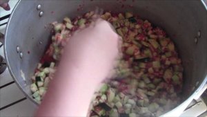 Салат кабачки с рисом на зиму