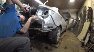 Восстановление задней части Киа Рио. Кузовной ремонт + покраска. Kia Rio body repair