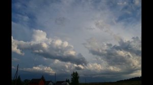 Cumulonimbus clouds. Convection. Кучево дождевые облака. Ускоренное развитие конвекции.