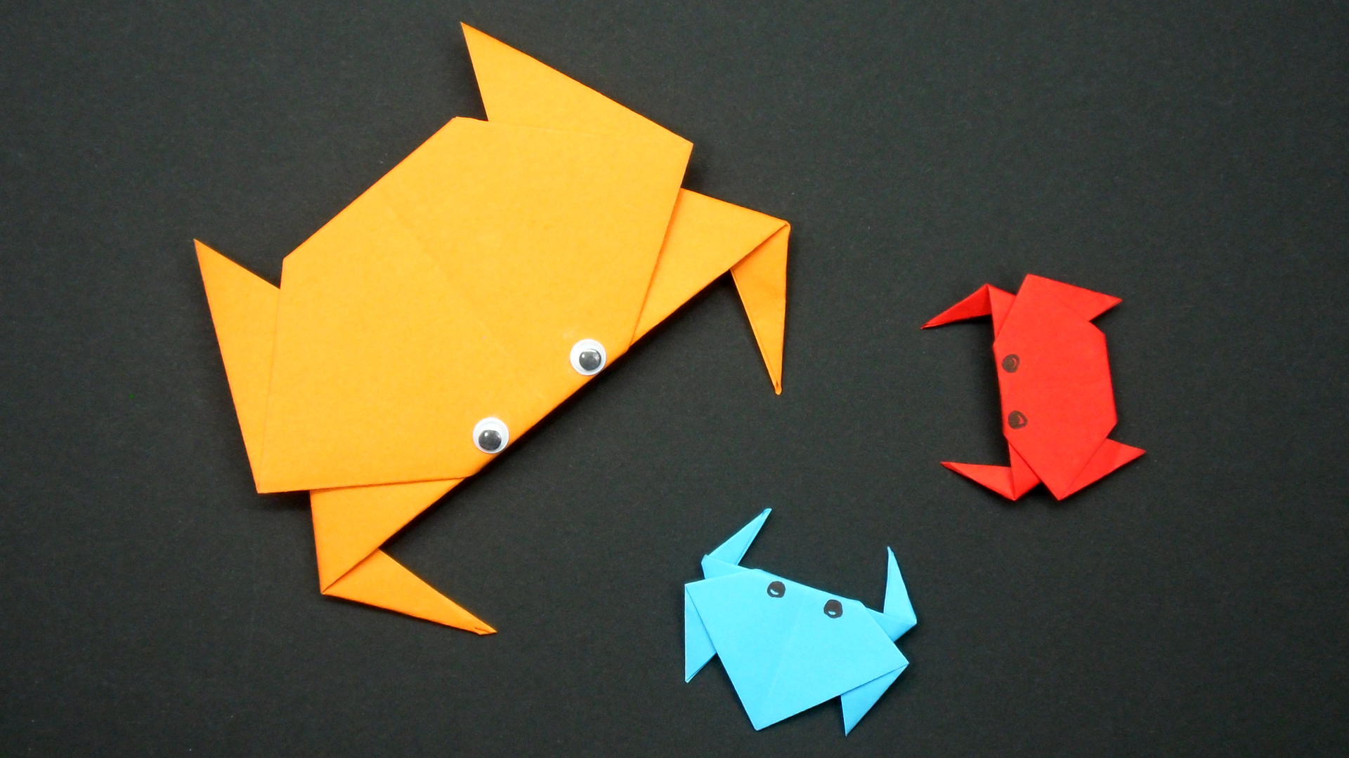 Как сделать Краба из бумаги | Оригами Краб своими руками | Фигурка Животного для детей без клея
