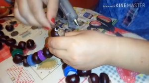 ДЕЛАЕМ ГУСЕНИЦ ИЗ КАШТАНОВ, СВОИМИ РУКАМИ! СУПЕР-ПОДЕЛКА В ДЕТСКИЙ САДИК,ШКОЛУ!ПОДЕЛКИ НА ТЕМУ ОСЕН