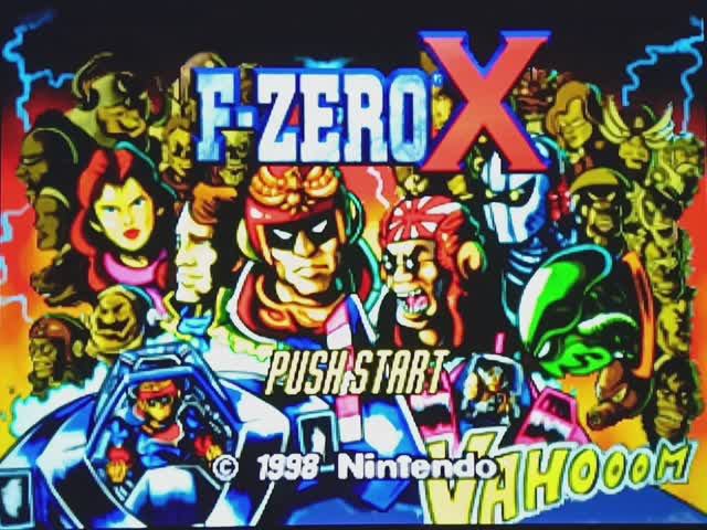 Проф. F - Zero X. Nintendo 64. Обзор и попытка прохождения в первые.
