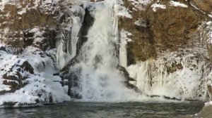 Водопад в деревне Камышная Кемеровский район