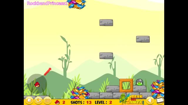 Angry Birds Video Games - Angry Bird Special Cannon Game смотреть онлайн