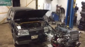 Ваз 2108 задний привод на ЗМЗ 406 с дросилями